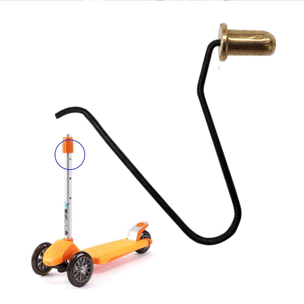 Clip de verrouillage fixe pour trottinette à 2-3-4 roues, mini trottinette légère (laiton, 5 mm)