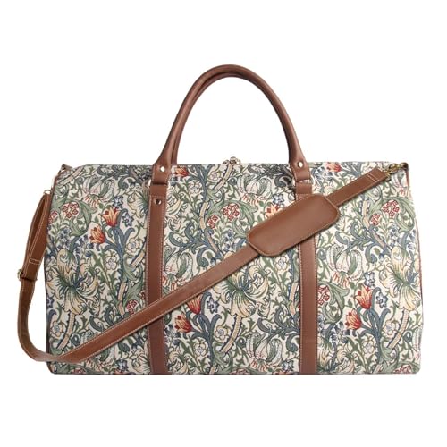 Image of Signare William Morris Big Holdall by 57X30X29 cm Golden Lily - Bhold-Glily