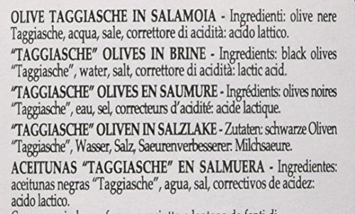 Olive Taggiasche con Nocciolo in Salamoia Vaso