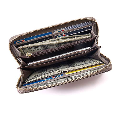 Women Wallets Tassel Bifold Ladies Cluth Wristlet Wrist strap Long Purse4