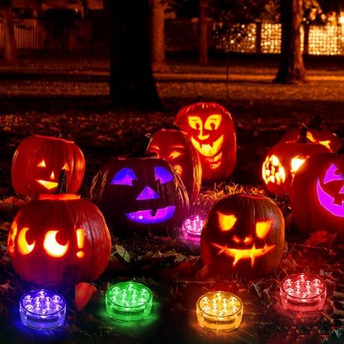 Halloween Pumpkin 多色LEDライト付き Halloween Pumpkin 多色LEDライト付き Amazon.com: halloween