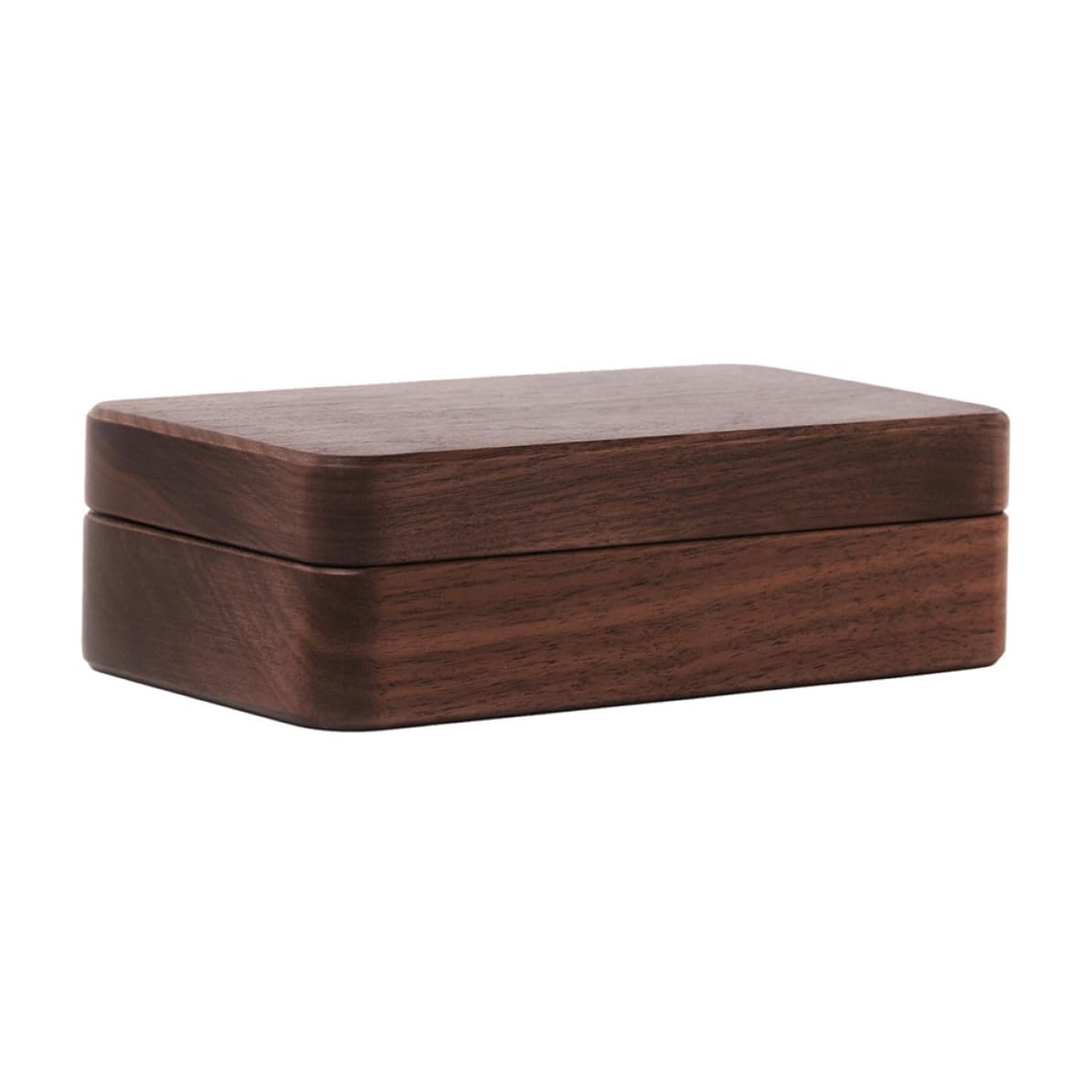 EXCEART Boîte à Bijoux Portable Coffret Rétro, en Noyer Noir de Voyage