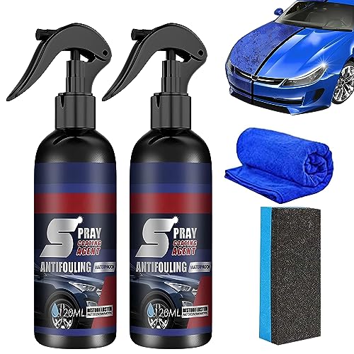 Ceramic Car Coating Spray Set for Quick, High Protection Renewal and Restoration