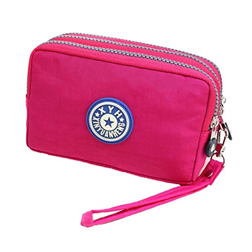 Veriya Mini sac à main multifonction 3 couches pour iPhone 7 6/6S Plus 5S/5C Samsung S8 S7 S6 Edge+