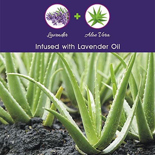 First Botany Pure Aloe Vera Gel - With 100% Fresh & Pure Aloe Infused With Lavender Oil - Natural Raw Moisturizer For Face, Skin, Body, Hair. Perfect For Sunburn, Acne, Razor Bumps 16.9 Fl Oz #TOP2