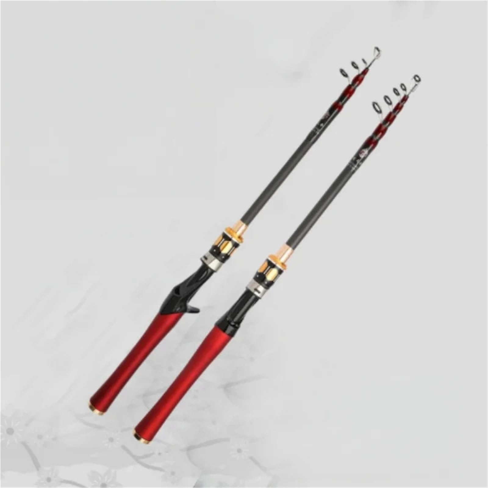 Canna da lancio telescopica 1,8 m/2,4,7 m Pesca alla carpa in fibra di carbonio viaggio portatile for spigole e barracuda