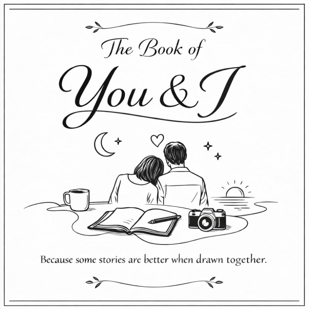 The Book of You & I: Couples Journal & Date Night Activity Book for Stronger Relationships, Deep Conversations & Memories