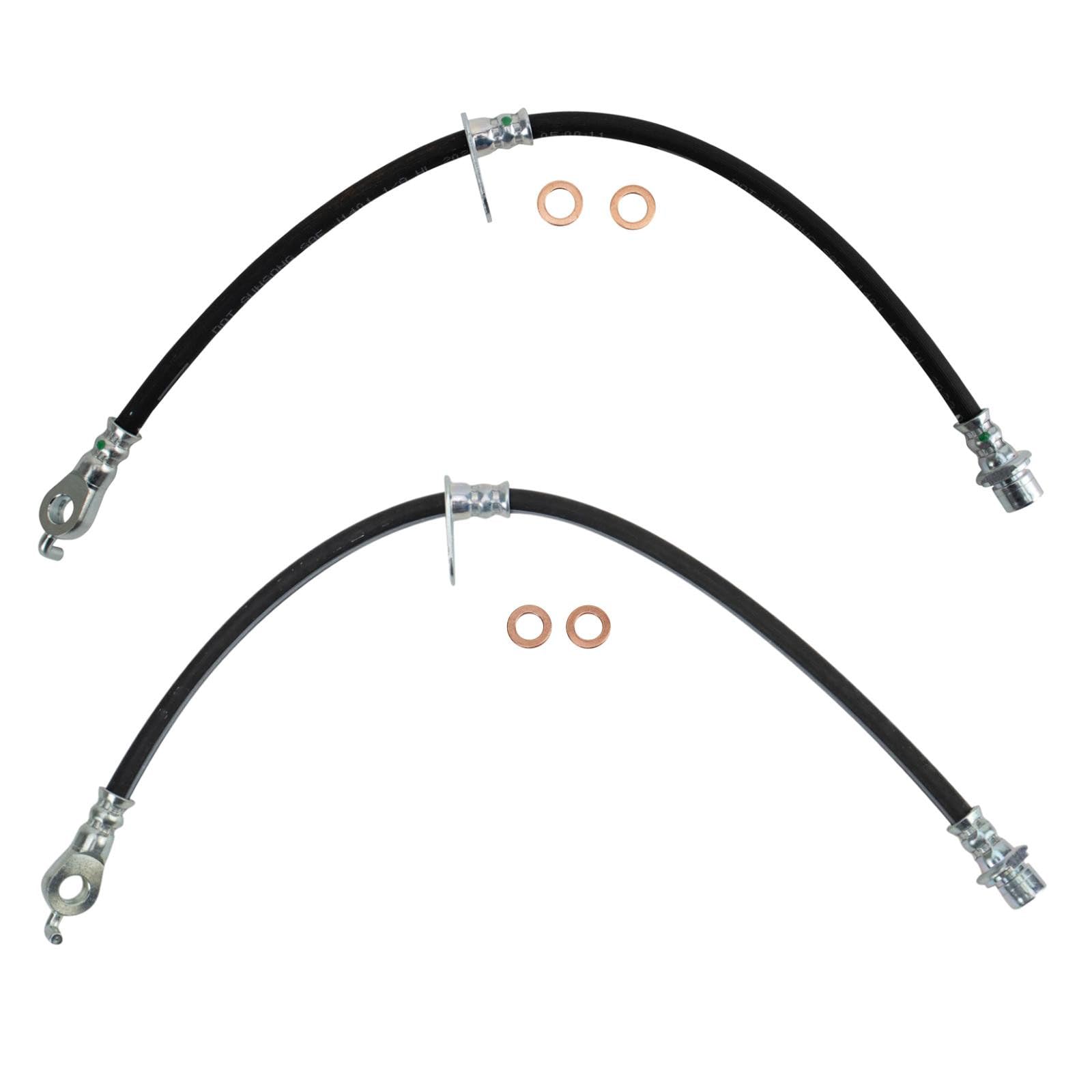 TRQ Front Brake Hose Set