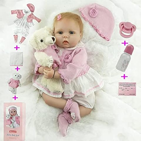 ZIYIUI 22 Inch Lifelike Reborn Baby Doll Cover
