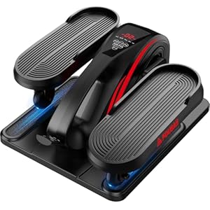 FOUSAE Under Desk Elliptical Machine for Seniors, Electric Pedal Exerciser with 15 Adjustable Speed & 3 Auto Mode, Cross Trainer with Remote Control, Leg Exerciser for Home/Office Low-Impact Workouts