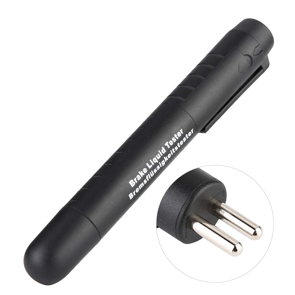 Liquido Freni Tester per liquidi freni Tester per liquidi Automotive Liquido Freni Detector Olio di Prova della Penna freni Penna 5 Indicatore LED per auto Strumento di prova per