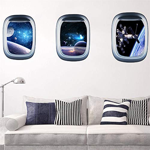 Vinilos Decorativos Spaciales 3D Universe Galaxy 3 Piezas miniatura 5