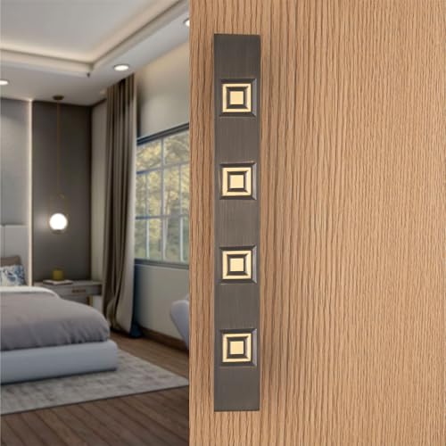 Image of COMPASS 12 inch Brass Main Door Handle | Door Handles for Main Door | Pull Handles for All The Doors of House | Office | Hotels | PH-257 (Pack of 1, Antique Finish)