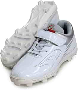 Amazon | クボタスラッガー SLUGGER ジュニア用スパイク 白 野球 Amazon | クボタスラッガー SLUGGER ジュニア用スパイク 白 野球