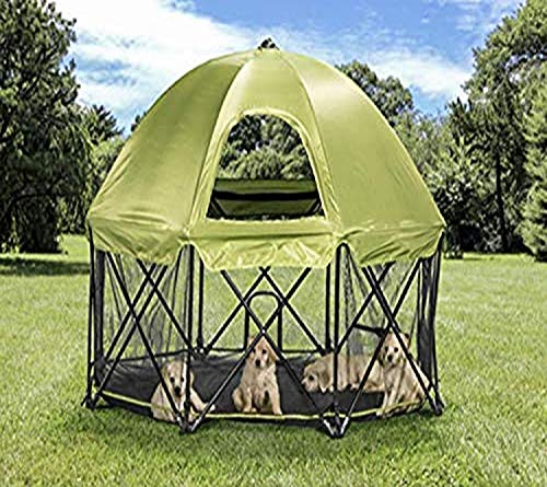 Carlson Pet Products 8-Panel Foldable and Portable Steel Pet Exercise and Play Pen