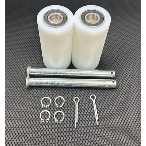SellEton 2” x 4” Heavy-Duty Nylon Rollers with Dual Precision Bearings Durable, Low-Friction Rollers for Industrial & Material Handling Applications.