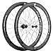 Superteam Carbon Fiber Road Bike Wheels 700C Clincher Wheelset 50mm Matte 23 Width