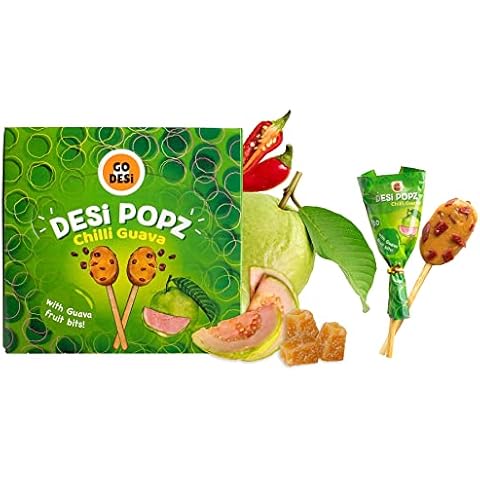 GO DESi Tamarind Lollipops | Chilli Guava | 40 Pieces | Fruit Candy | Desi Pops Cover