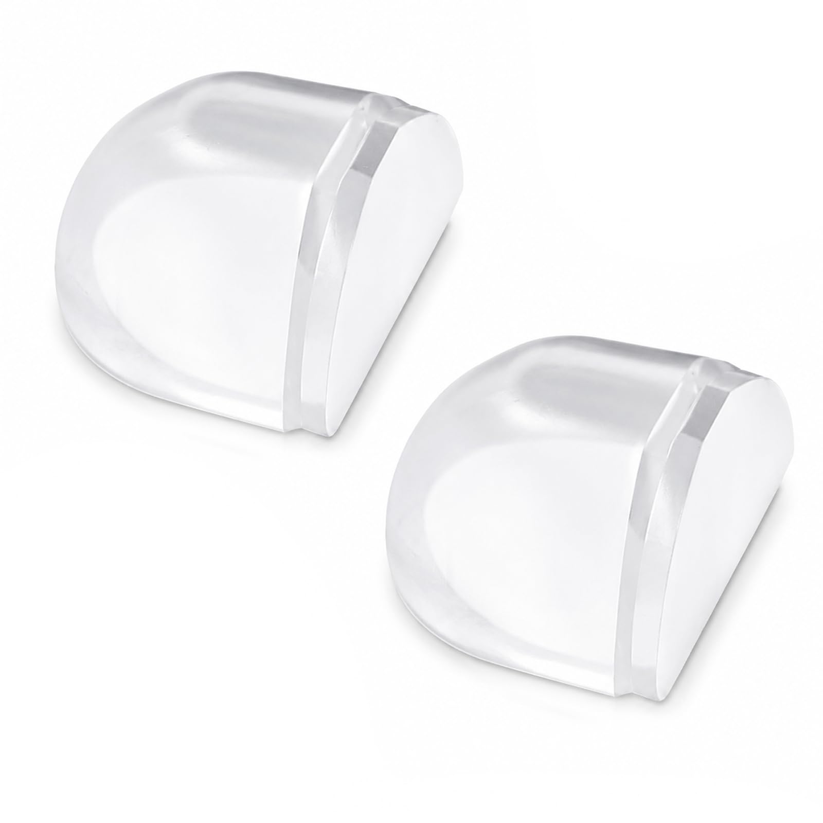2 Self Adhesive Floor Door Stops Invisible Sound Dampening Stopper
