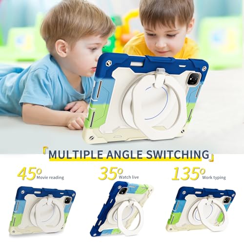 Funda para Honor Magic Pad 2 de 12.3" con soporte giratorio 360 y correa 3