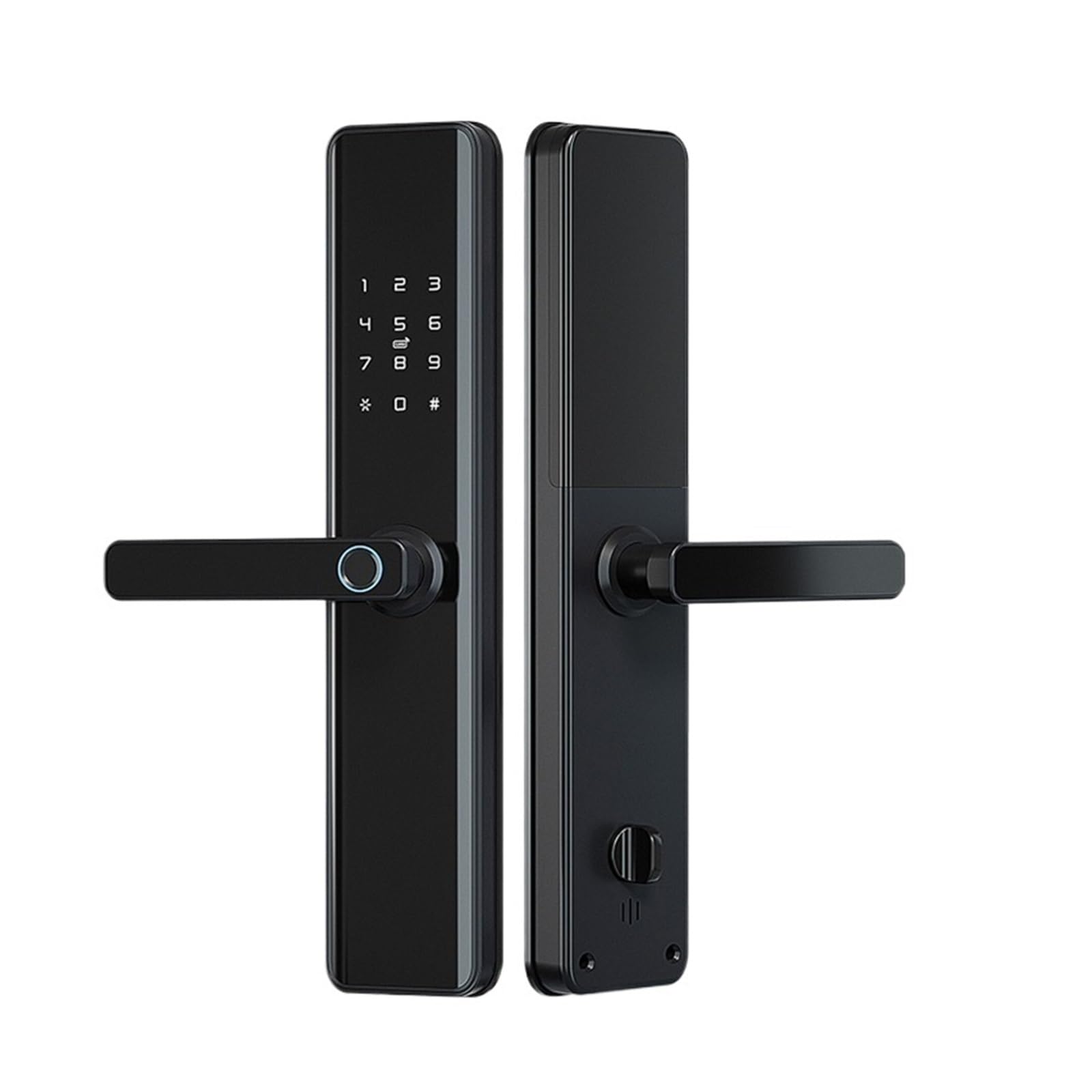 Zamki Do Drzwi Tuya Zigbee Sterowanie Głosem Biometryczny Odcisk Palca Inteligentna Aplikacja Otwierania Domu Inteligentny Zamek Łatwy Wysoki Bezpieczeństwo(Black 240 30 6068)