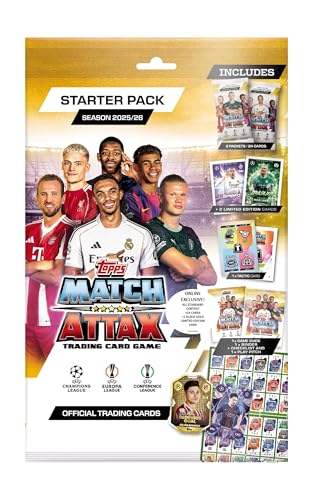 Image of Topps UCC Match Attax 2025 /26 Trading & Collectible Card Game (Exclusive Starter Pack)
