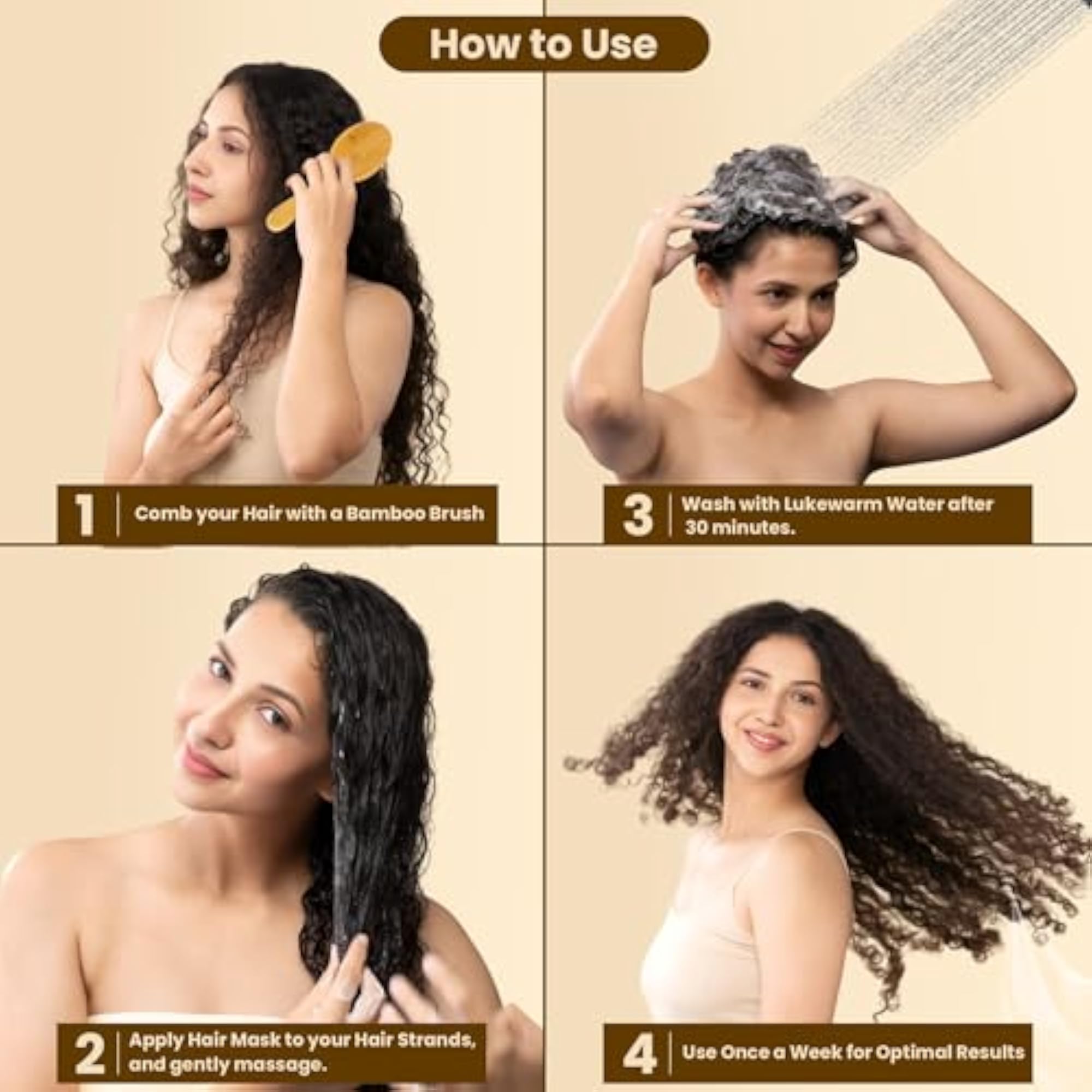 Methi Dana 8-in-1 Hair Mask for Hair Fall Control, 100% Microplastic Free