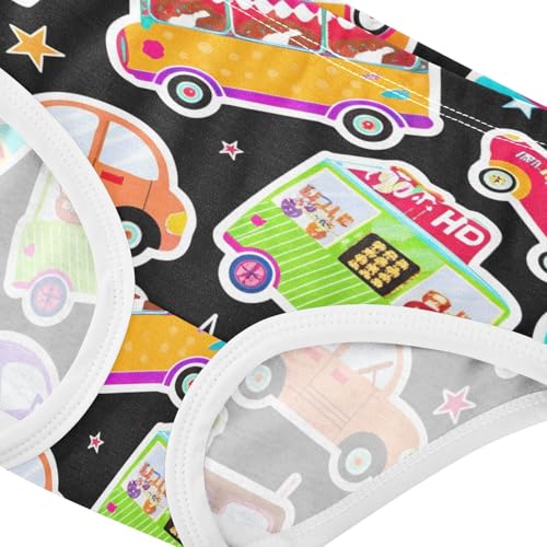 Cute Cartoon Cars Black Toddler Underwear Floral 2t Cotton Panties for Girl Durable Briefs Girls Undies4