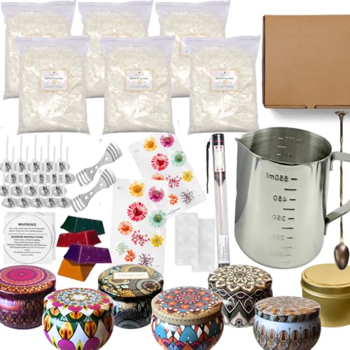 Ultimate Candle Making Kit for Adults – DIY Crafts Kit | Candle Making Supplies | Soy Candle Making Kit | Soy Wax for Candle Making | Turn Candle Making Into Your Hobby