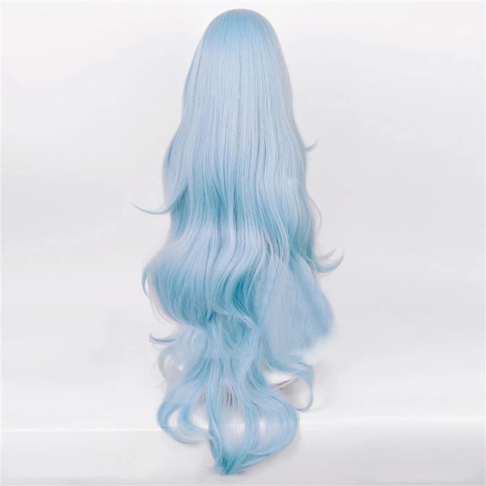 Parrucca Rosa Con Fiocco - Capelli Lunghi 95 Cm In Fibra Sintetica Per Halloween E Feste - Foto 10