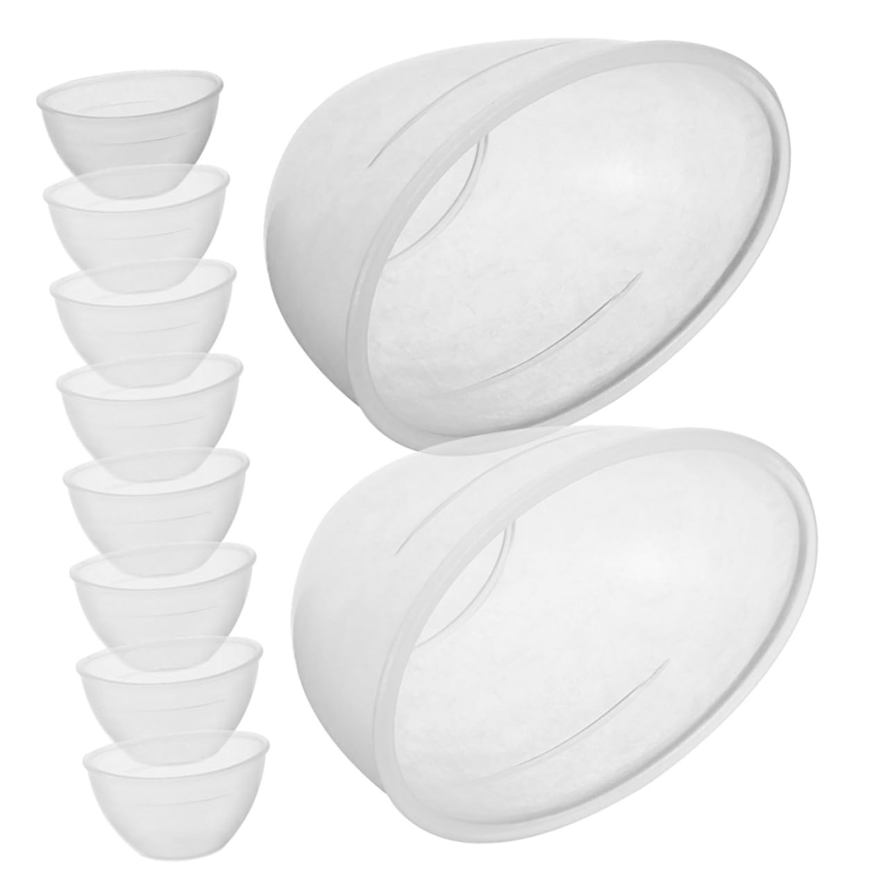 40 Stk Augenspülbecher Augenreinigerbecher Müde Augen waschen Tasse Augenbad Augenwasser Augenspülung Augenmuscheln Augenmuschel zum Ausspülen der Augen weicher Kunststoff