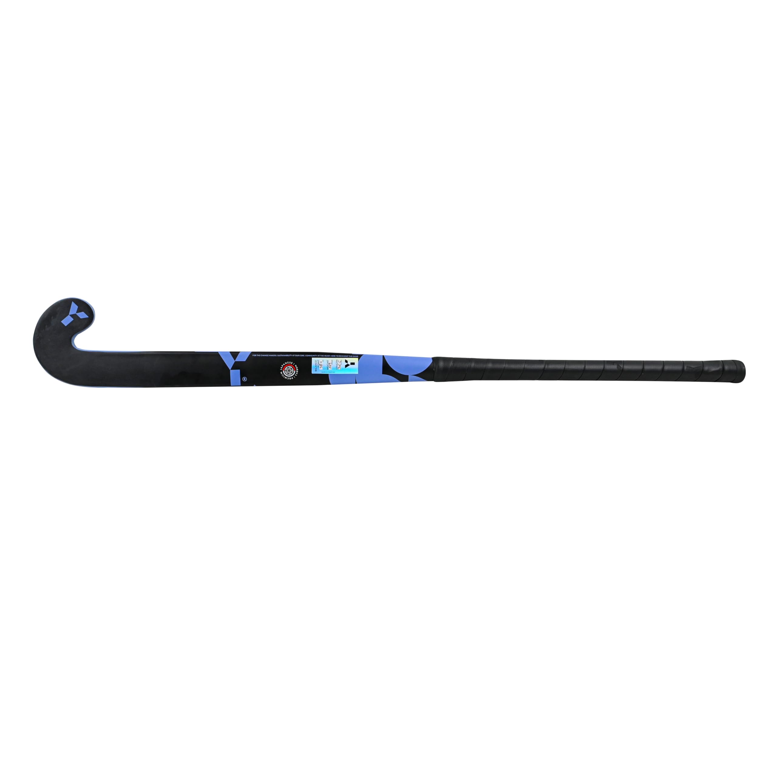 Y Y1 Hockey, ADB 50, Hockey Stick, 50% Carbon, Field Hockey Stick, Blue, Black, Kids Sports Equipment, Scandinavia Range, Used by International Players