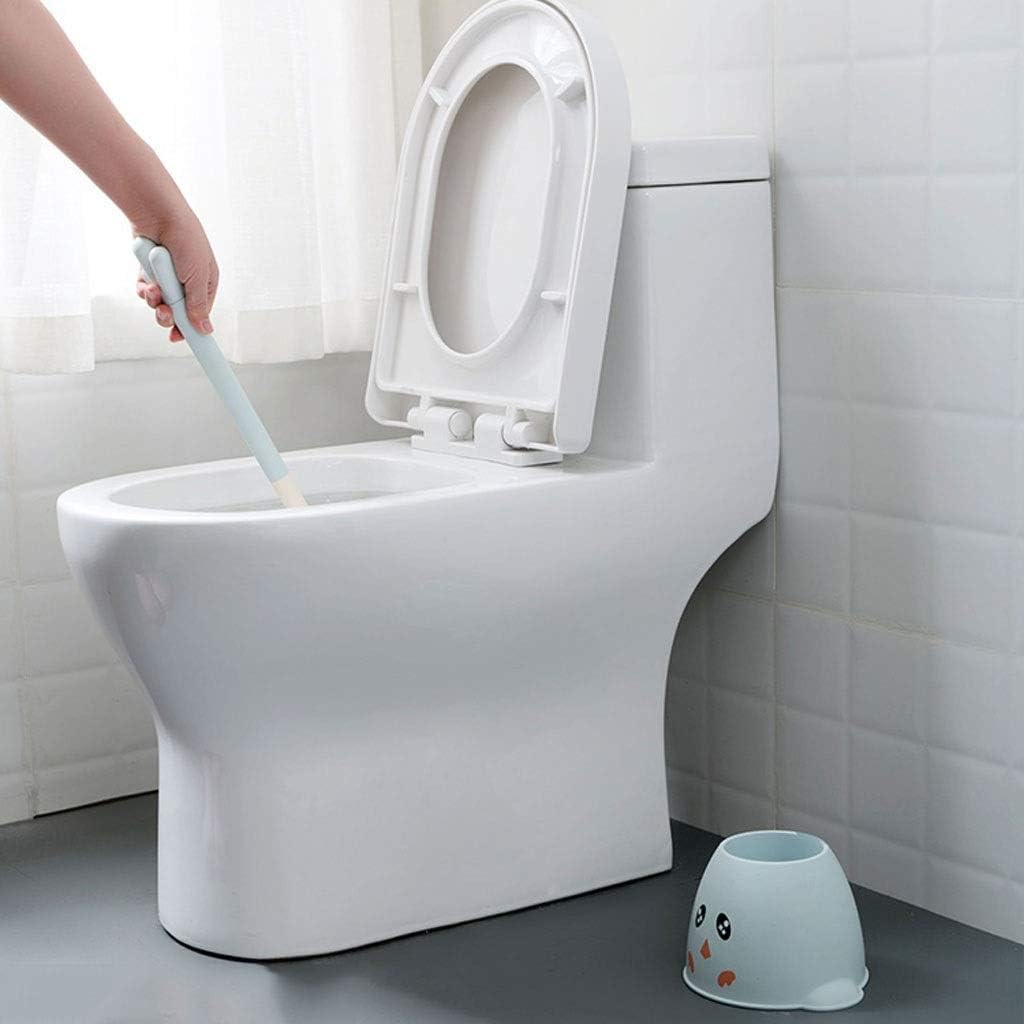Toilet Brush Holder Beautiful and Durable Toilet Brush, Bathroom Cleaning Brush, Spherical Brush with Strong Cleaning Power Will not,Toilet Brush with Holder
