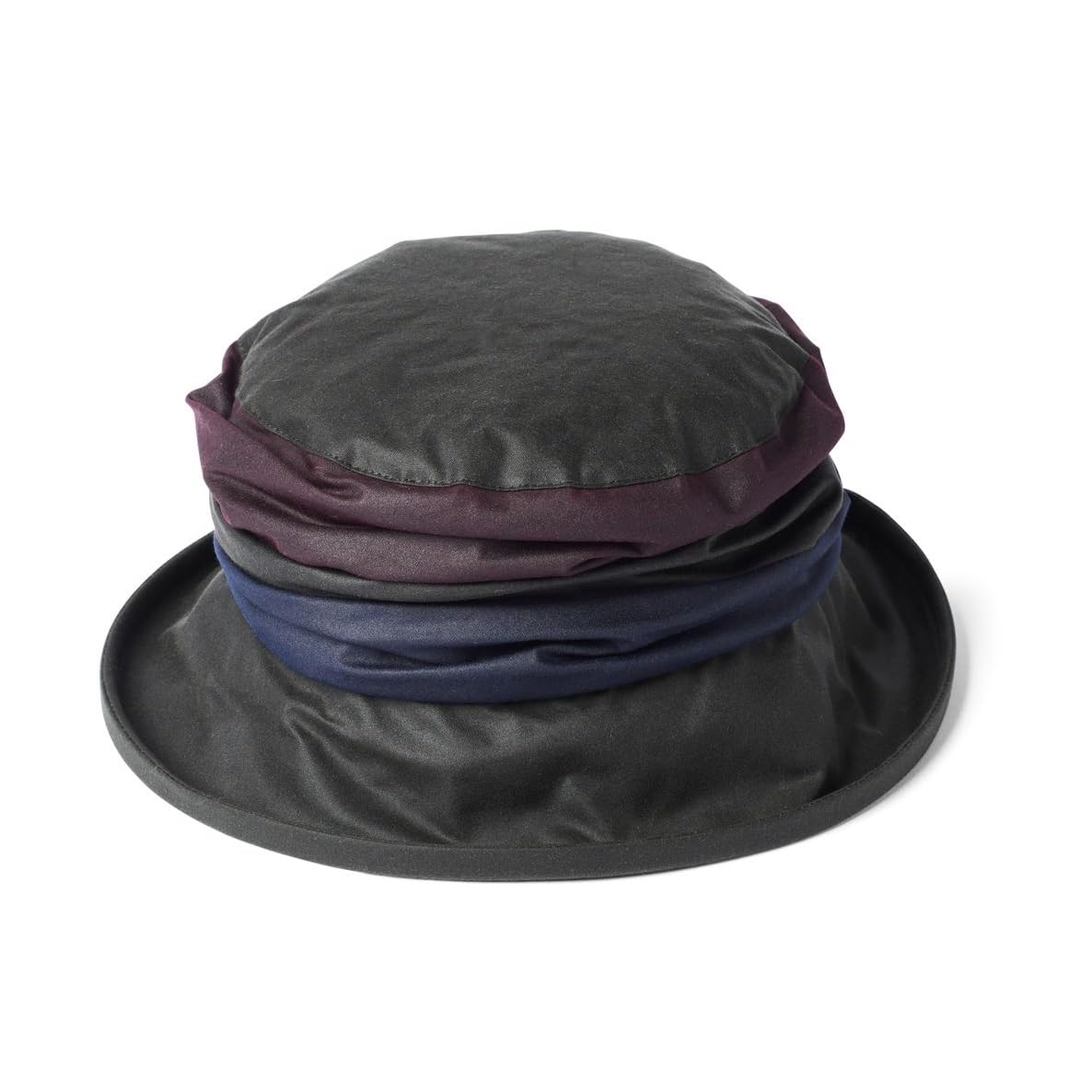 Failsworth Hats Annie Waxed Cotton Rain Bucket Hat - Olive S-M