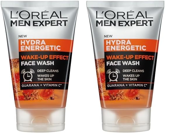 L'Oreal Men Expert Hydra Energetic Wash, 100ml (Pack of 2)