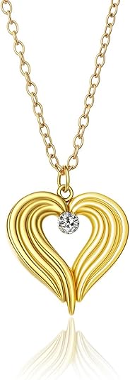 Beach Charm Necklace Heart Crystal, Starfish, Teardrop Crystal Pendant, 14K Gold Plated Chain, Palm Tree Necklace, Ocean Theme Jewelry