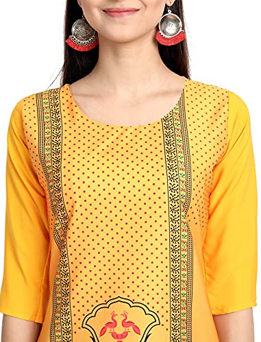 Image of Women's Crepe Regular Kurta