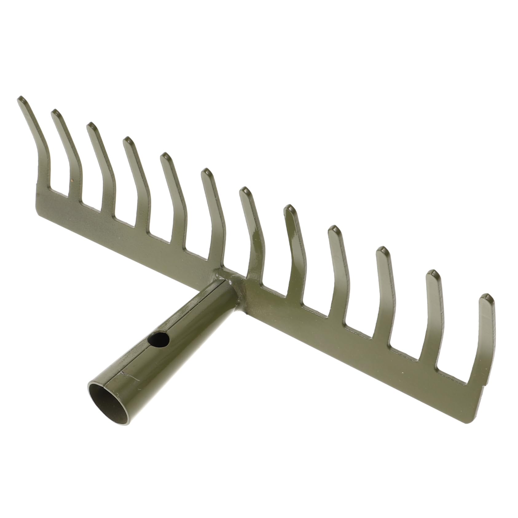 NUOBESTY 2 Stück Gartenrechen Zinken Pflicht Klein Lockerung Schwer Rakes Gartenarbeit Werkzeug Bodenrechen Lockern Blattschaufeln Rechenkopf Aus Metallstahl Kohlenstoffstahl Green