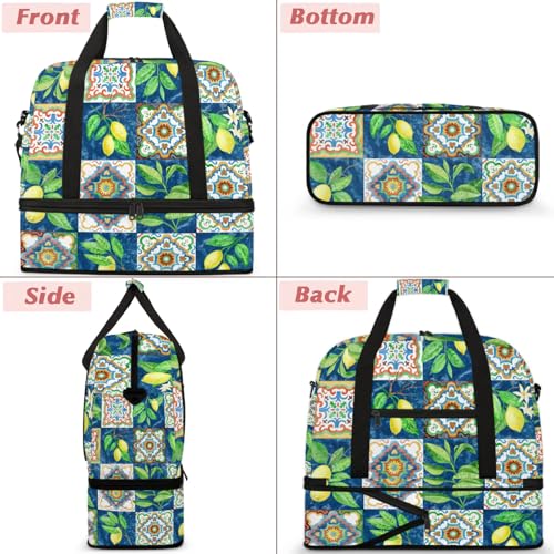 Large Weekender Overnight Bags Abstract Colorful Ethnic Travel Duffel Bag for Women Men Gym Bag With Shoe Compartment Foldie Travel Tote Bag Carry On Personal Item Bag for Travel Gym Sports3