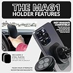 Tackform-Vent-Phone-Mount-Compatible-with-2015-2020-Ford-F-150-2017-2021-Super-Duty-and-2018-2021-Expedition-Aluminum-Universal-Magnetic-Phone-Holder-Short-Reach-NOT-MAGSAFE-Compatible