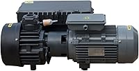 HPDMC 36.8 CFM 3HP Single Stage Rotary Vane Vacuum Pump, 220V 60Hz 1PH, NPT 1-1/4 Oil Sealed