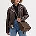 COACH Soft Pebble Leather Cary Shoulder Bag, Dark Stone, One Size