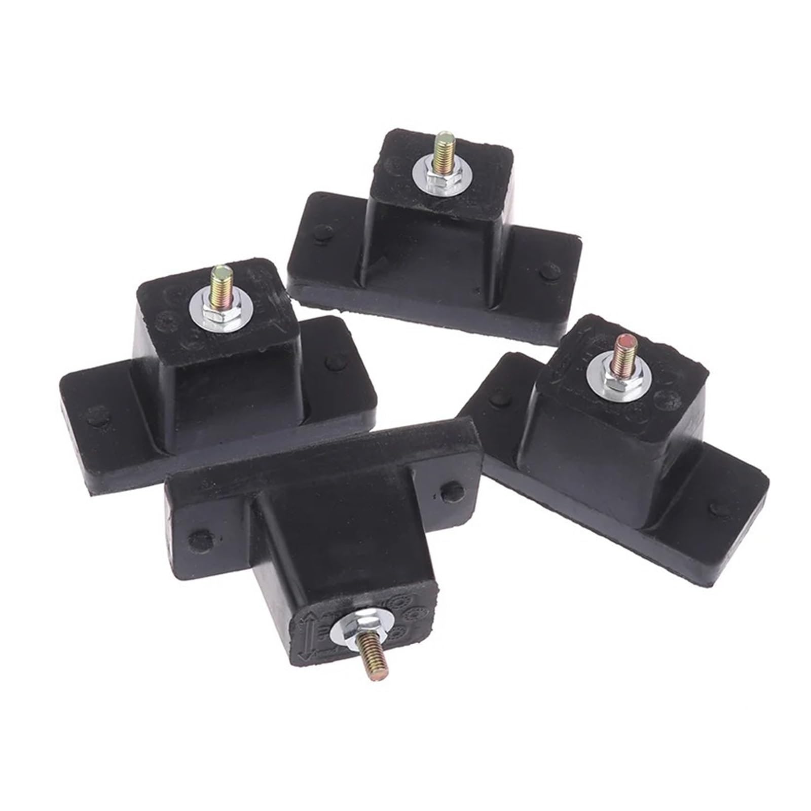 4Pcs 2026 Air Conditioner Rubber Vibration Mounting Bracket Shock Absorbing Anti-Vibration Isolator Pads