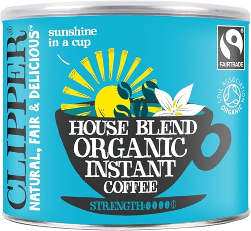 Clipper Organic Medium Roast Arabica Instant Coffee 500 g Refill Fairtrade Sustainable