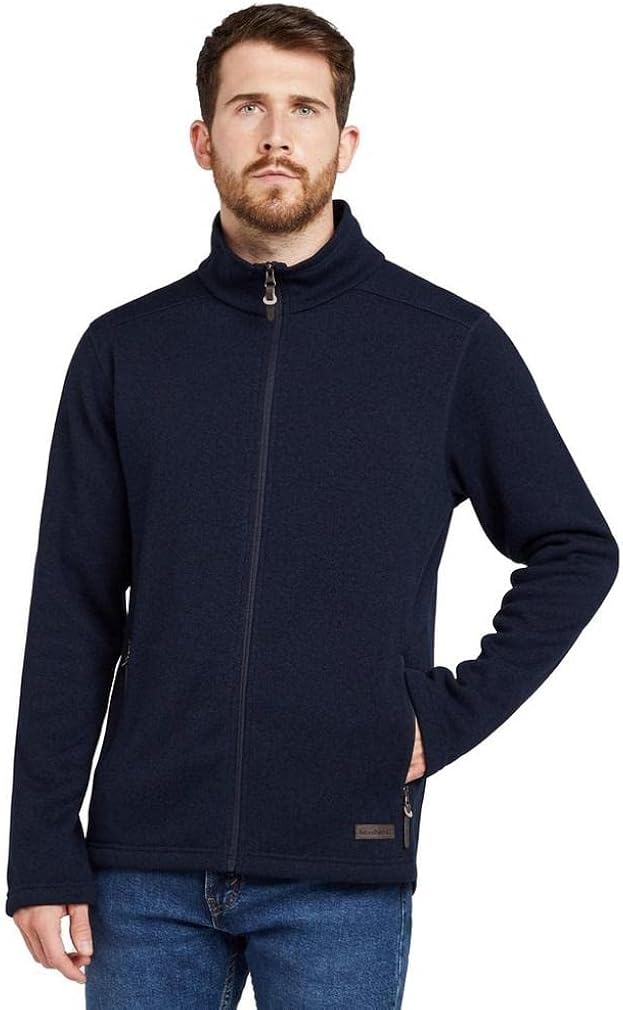 Brasher Men's Rydal III Full Zip Midweight Fleece Jacket with a