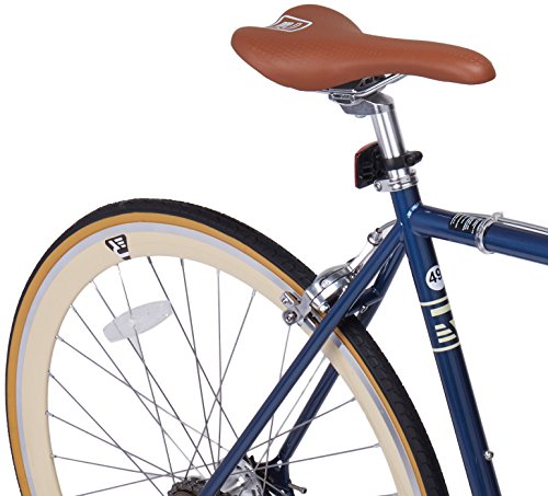 Retrospec Bicycles Mantra V2 Single Speed Fixed Gear Bicycle, Midnight Blue, 61cm/X-Large - Thumbnail 6