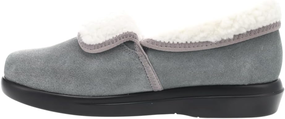 Propet Women's Colbie Slipper, Grey, 8 Wide US