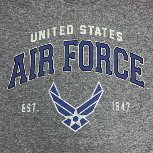 Armed Forces Gear Air Force Wings Est 1947 Youth T (Grey)2