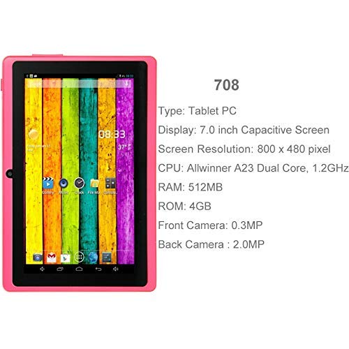 Tablet PC Android, HS-19 2GB+32GB, Android 7.0 MTK6580 Quad-core up to 1.3GHz, WiFi, Bluetooth, OTG, GPS