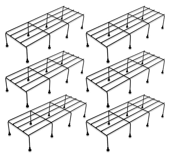 MAHAK HANDICRAFTS Metal Plant Stand - Anti-Slip Feet, Rust Resistant, Versatile Flower Pot Holder for Indoor & Outdoor Use | Ideal for Balcony, Living Room, and Garden Decoration (Pot Stand Seta of 6) (B0DG2LFY6G) Amazon Price History, Amazon Price Tracker